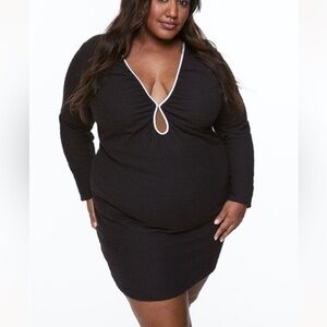 Boucle’ Keyhole Mini Dress